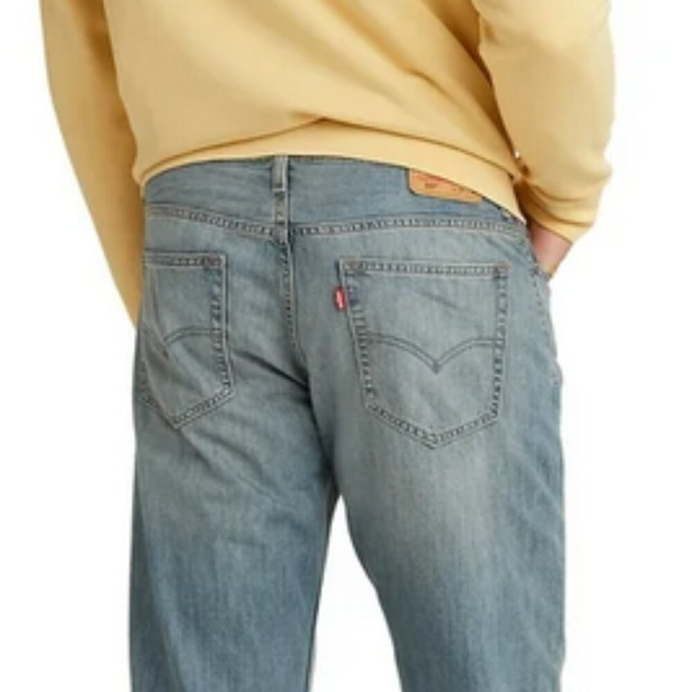 Levi's 569 Loose Straight Fit Denim Red Tab VTG 90s 100% COTTON 36x32 Blue Wash - Picture 1 of 17